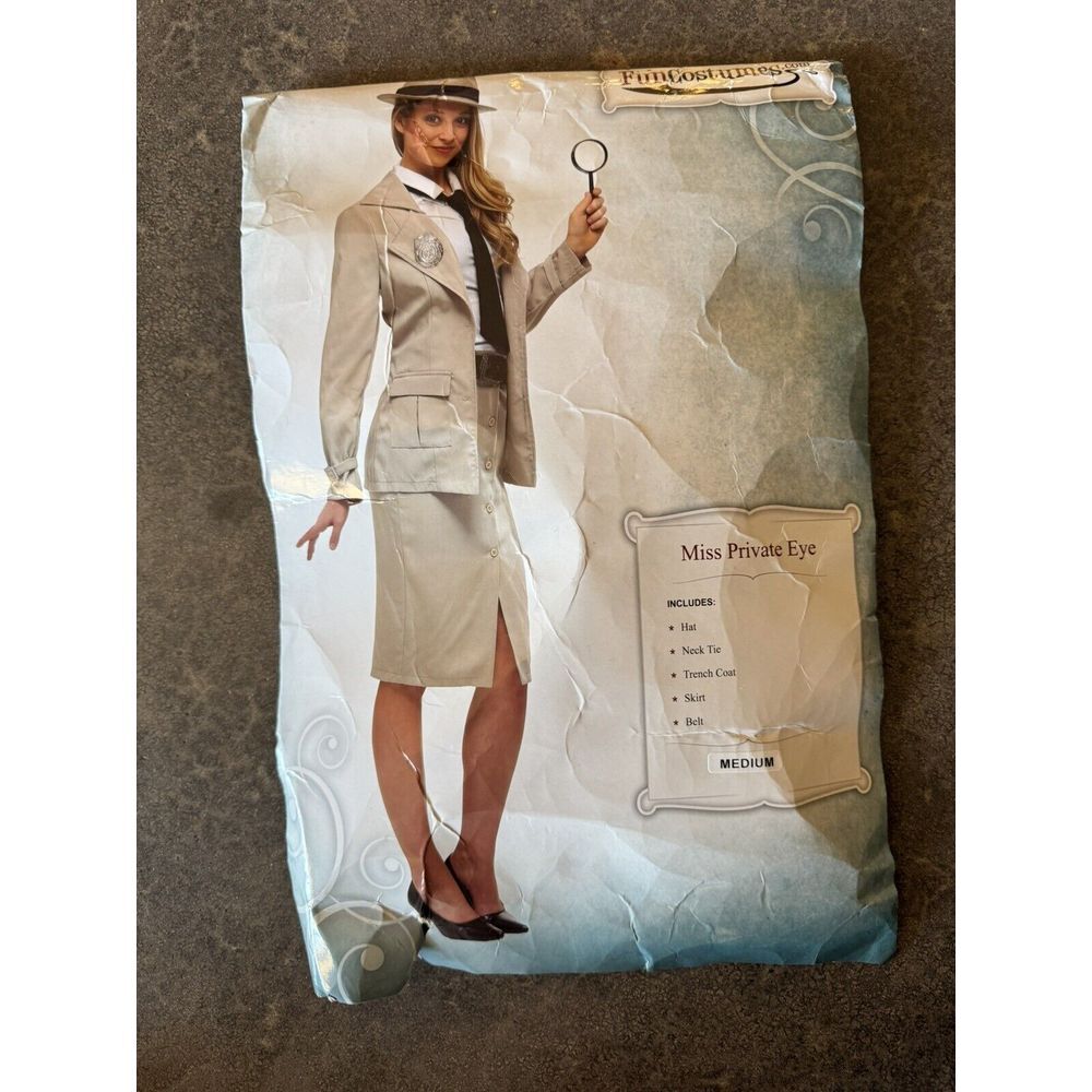 Fun Costumes‎ Miss Private Eye Sz Medium